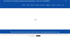 Desktop Screenshot of portlandskips.co.uk